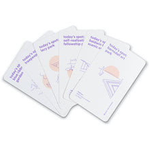 Load image into Gallery viewer, Sit in the City cards illustrated with blue ribbon garden, treepeople, barnsdall art park, lacy park